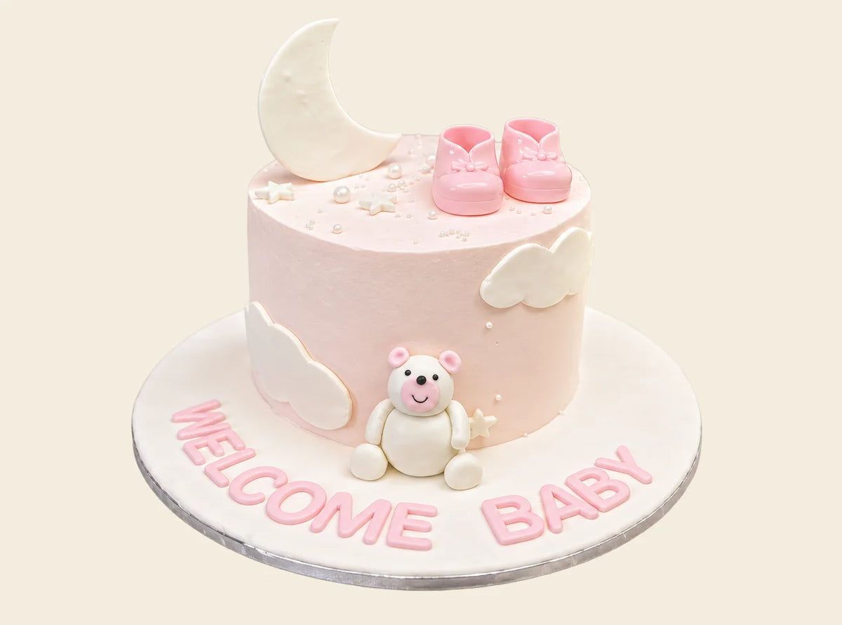 Baby Girl Welcome Cake
