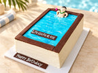 Pool Party Theme Cake
