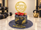 Gym Bodybuilder Birthday Cake