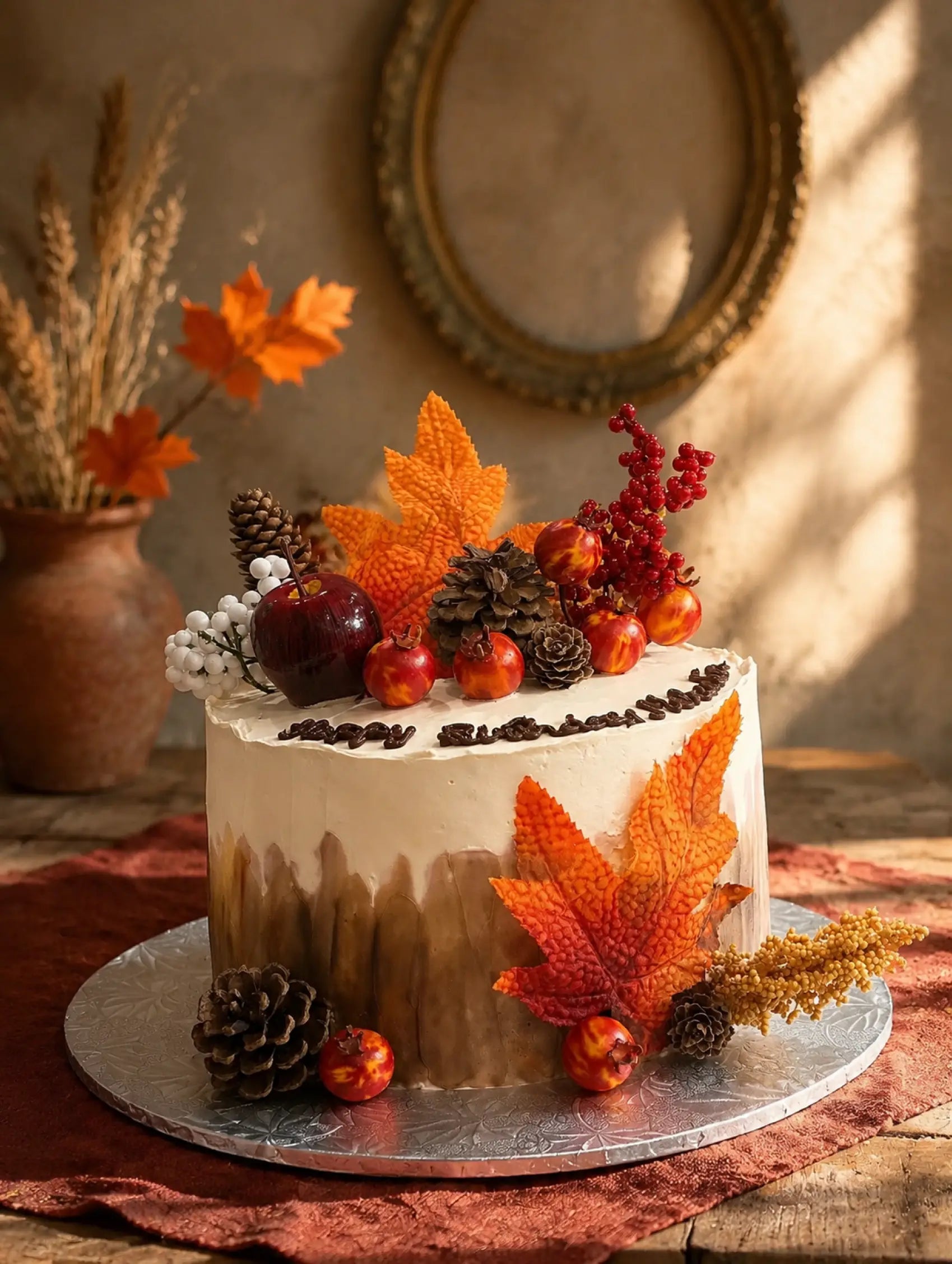 Autumn Harvest Log Cake in Brampton