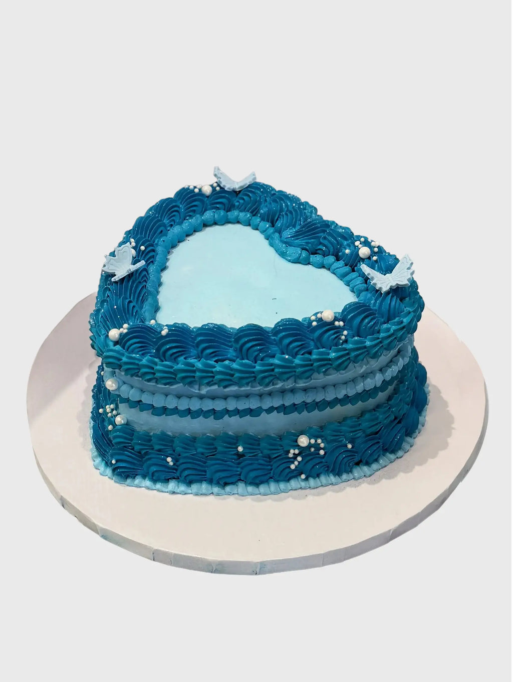 Best Blue Heart Elegance Cake Brampton