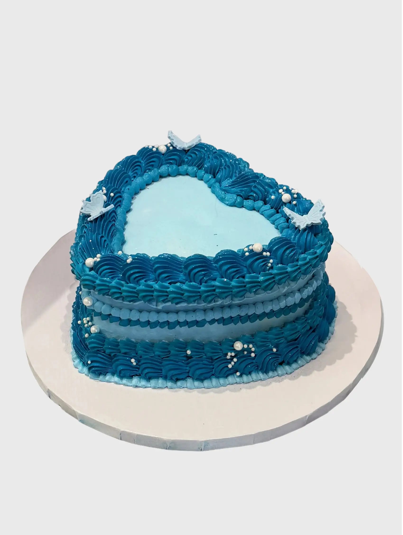 Best Blue Heart Elegance Cake Brampton