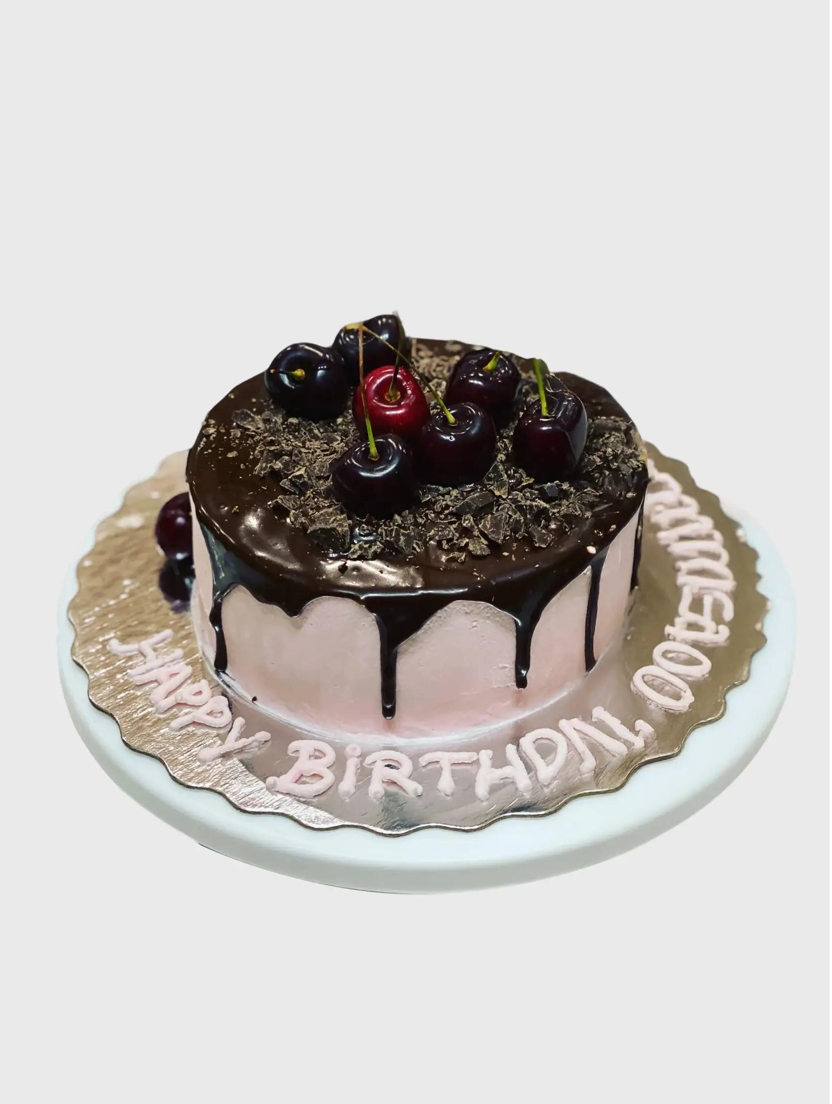 Eggless Black Forest Cherry Drip Cake Brampton
