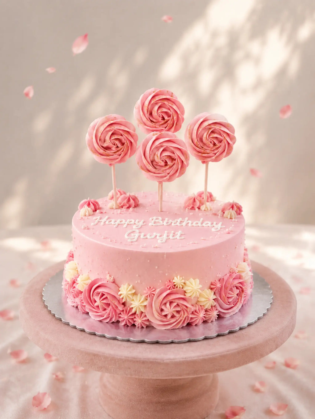 Blush Bloom Fantasy Cake