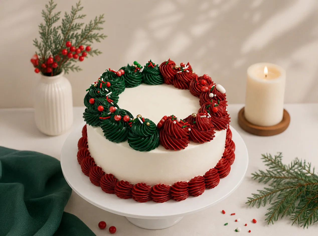 Christmas Butter Cream Cake