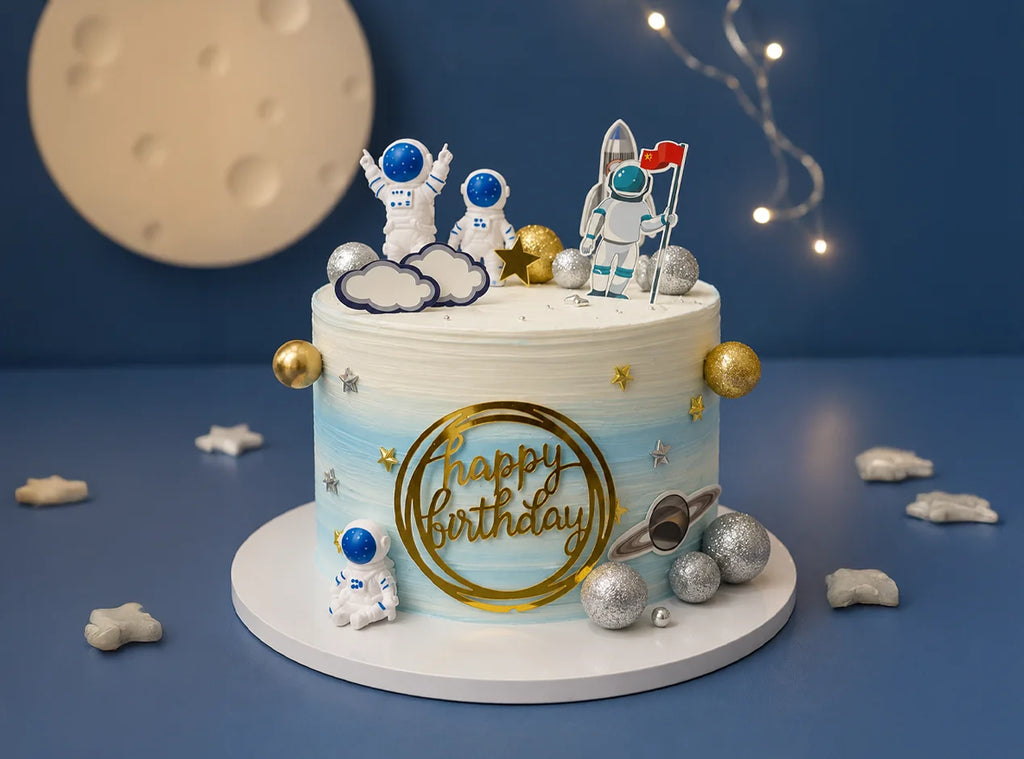 Space Theme Birthday Cake