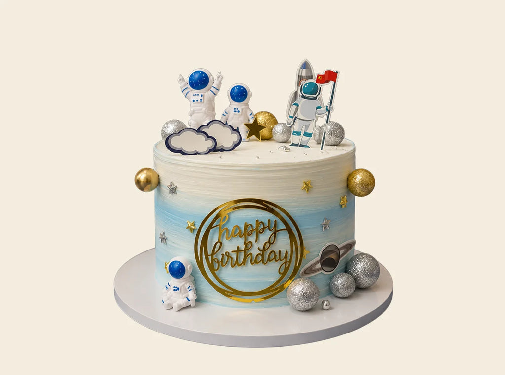 Space Theme Birthday Cake