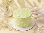 Daisy Floral Birthday Cake