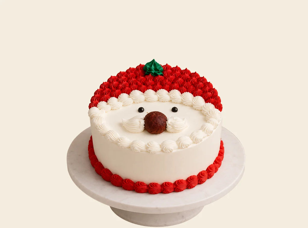 Santa Face Christmas Cake