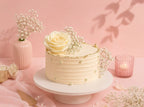 White Rose Cake