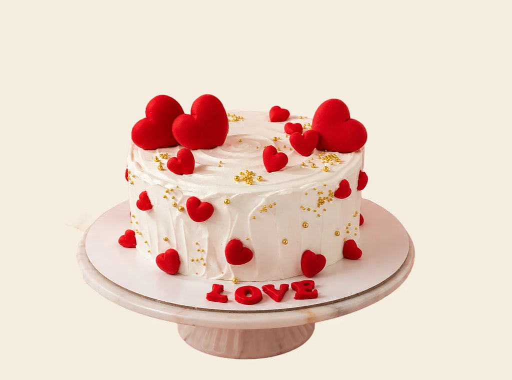 Romantic Heart Cake