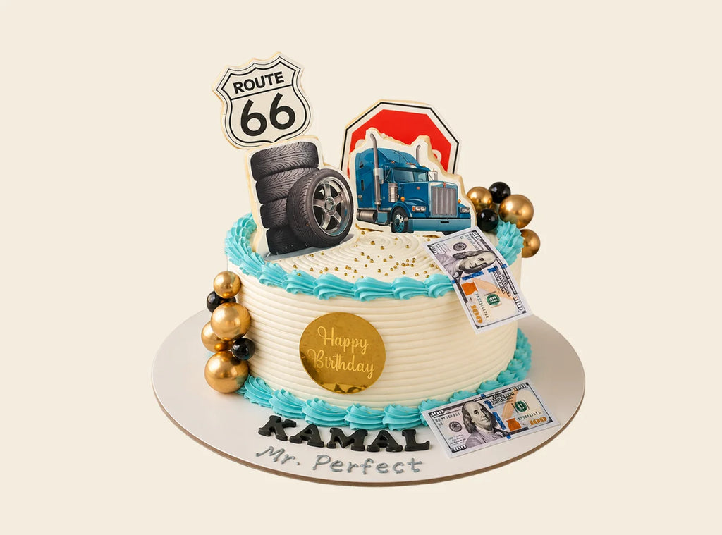 Route 66 Truck Cake