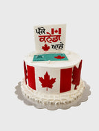 Canada PR Celebration Cake