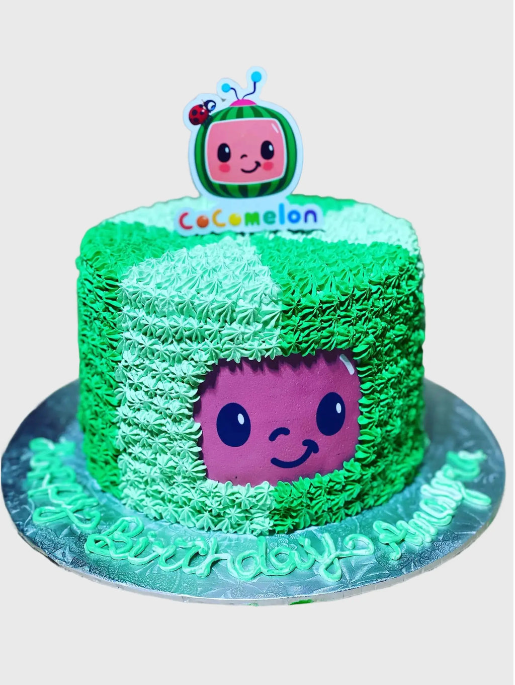 Cocomelon Patchwork Party Cake