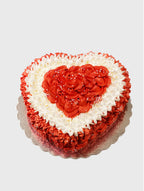 Crimson Heart Cake