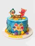 Baby Shark Celebration Cake
