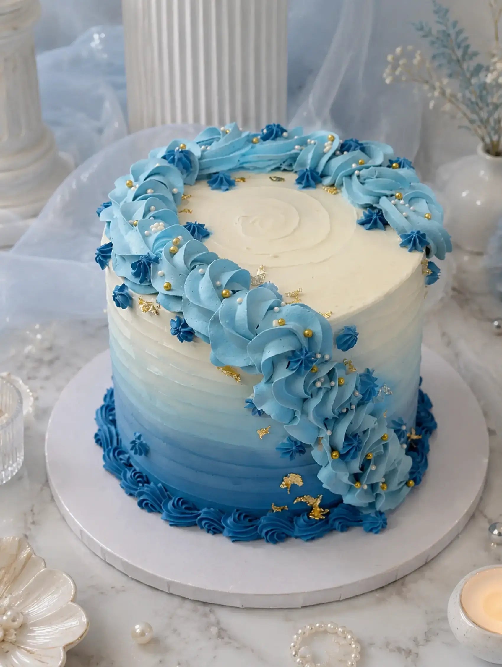 Blue Bliss Cake