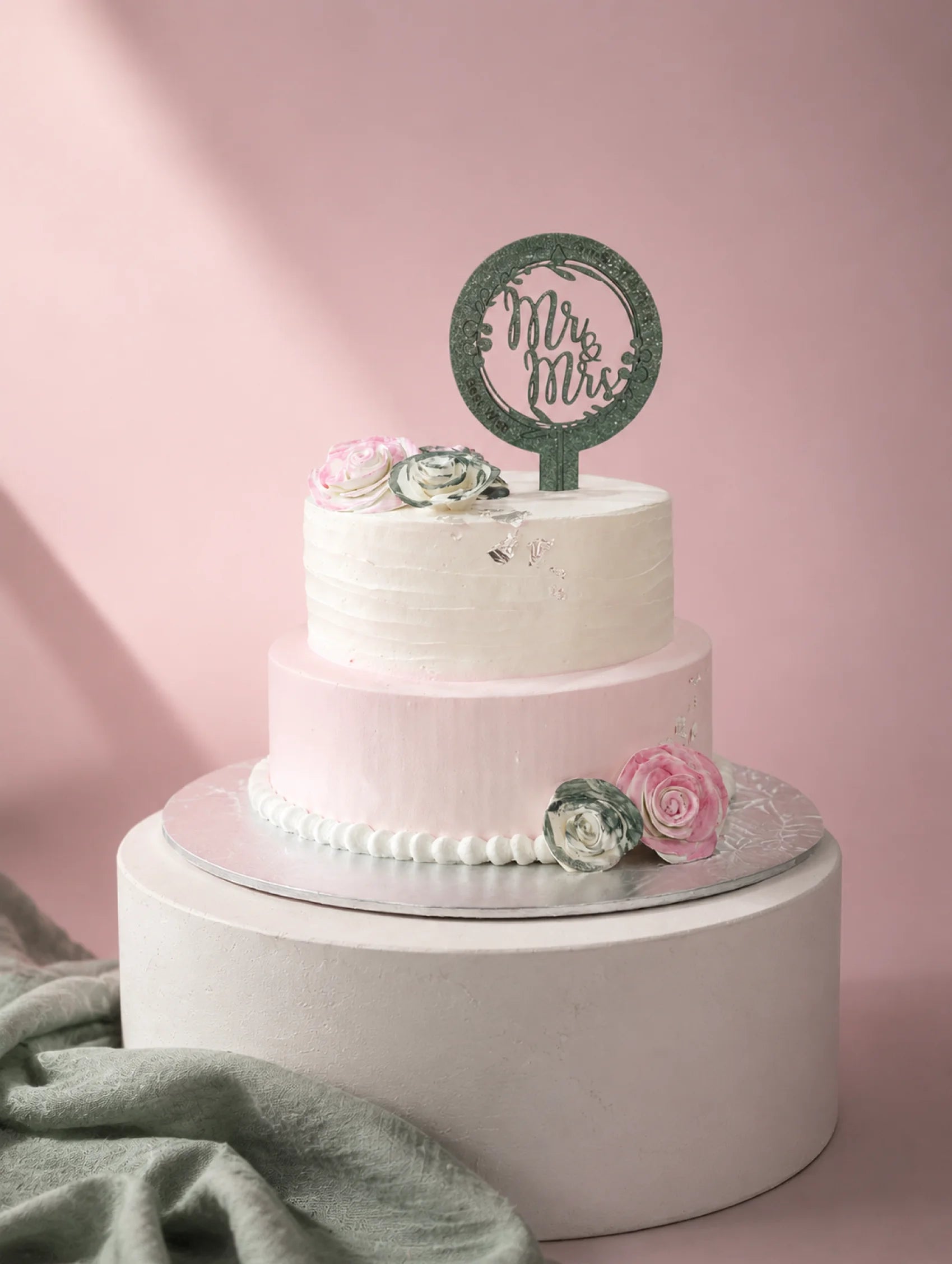 Blush & Bloom Forever Cake