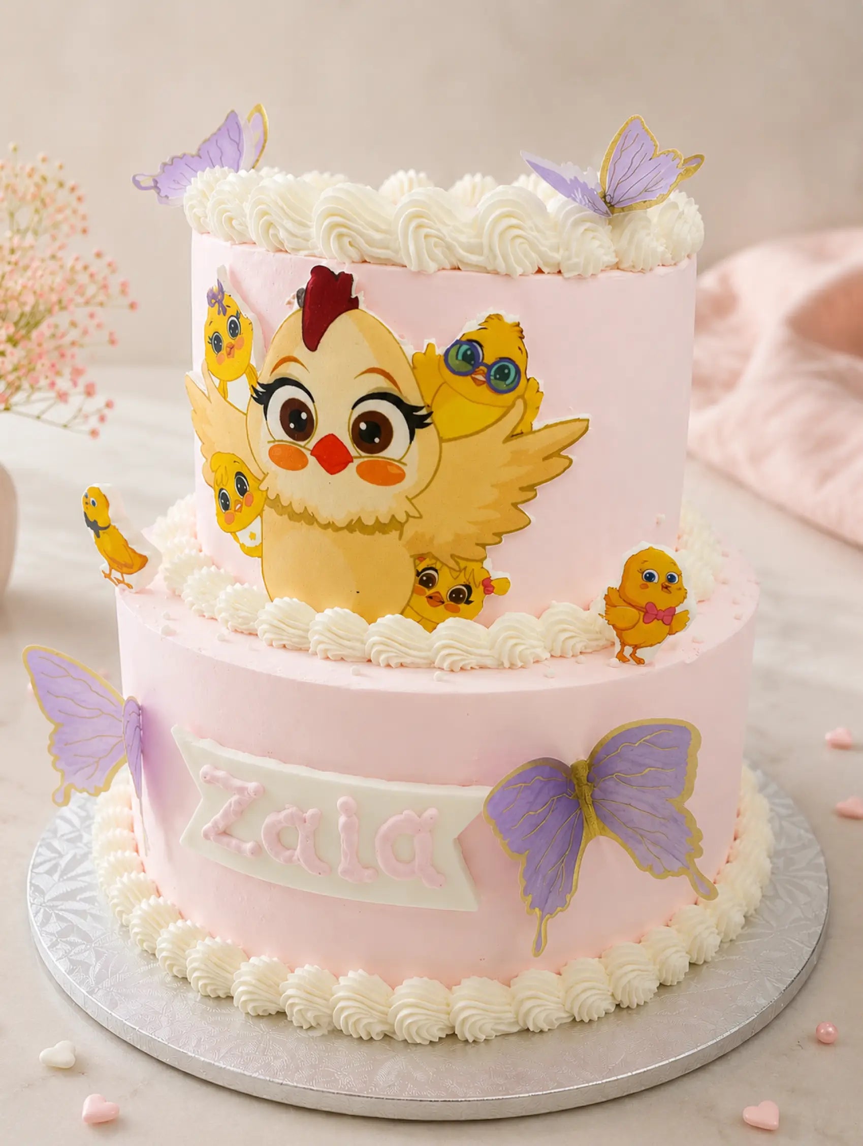 Custom eggless Chicky Dreamland Delight Birthday Cake brampton and GTA