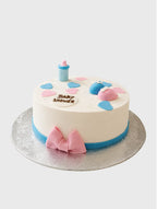 Eggless Baby Shower & Gender Reveal Cake in Brampton & GTA