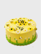 Honey Bee Theme Cake
