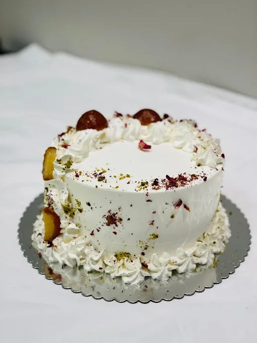 Eggless Gulab Jamun birthday cake – Eggless, Desi-Inspired Cake in Brampton & GTA