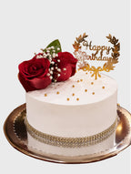 Rose Delight Eggless Birthday Cake in Brampton