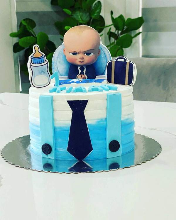 Boss Baby’s First Deal Cake – Fun First Birthday Cake for Little CEOs