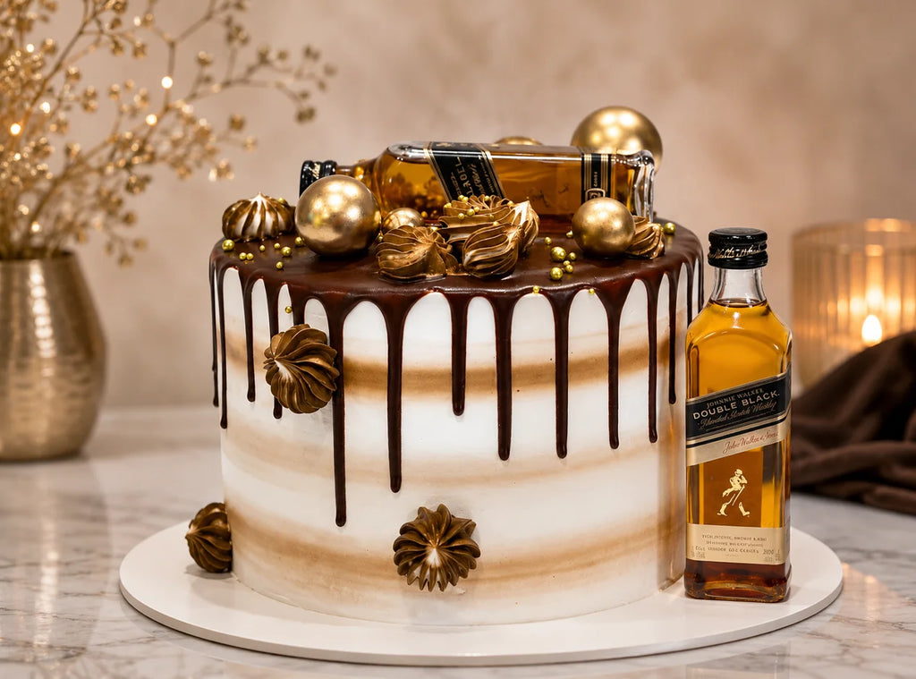 Double Bottle Birthday Cake