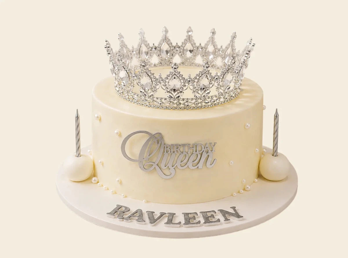 Crowned Elegance Cake - Alagh Cakes