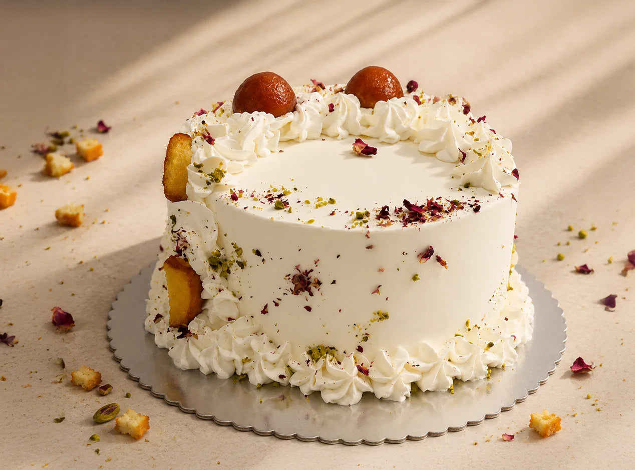 Gulab Jamun Cake